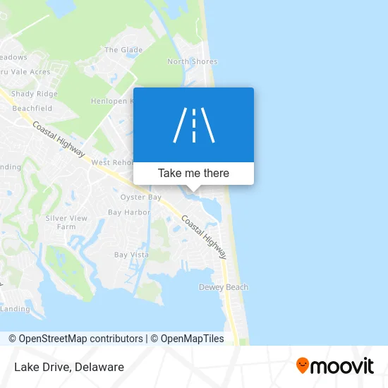 Lake Drive map