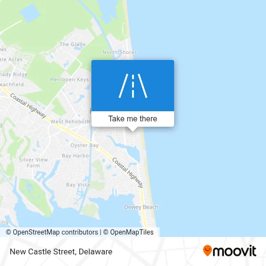 New Castle Street map