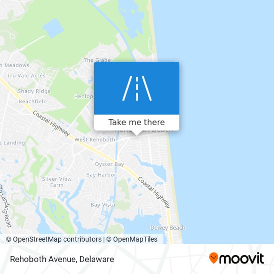 Mapa de Rehoboth Avenue