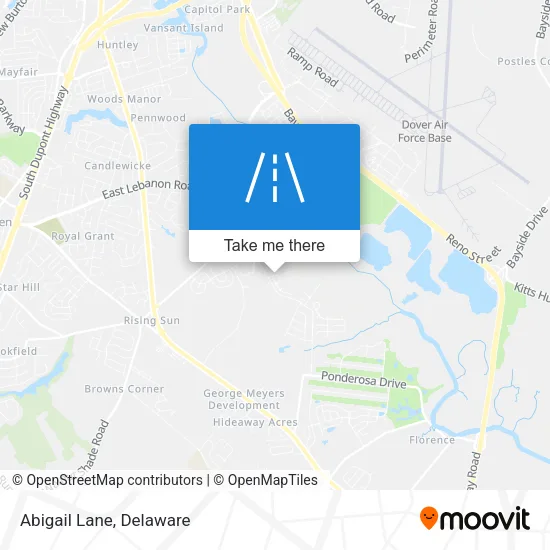 Abigail Lane map