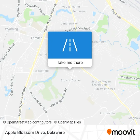 Apple Blossom Drive map
