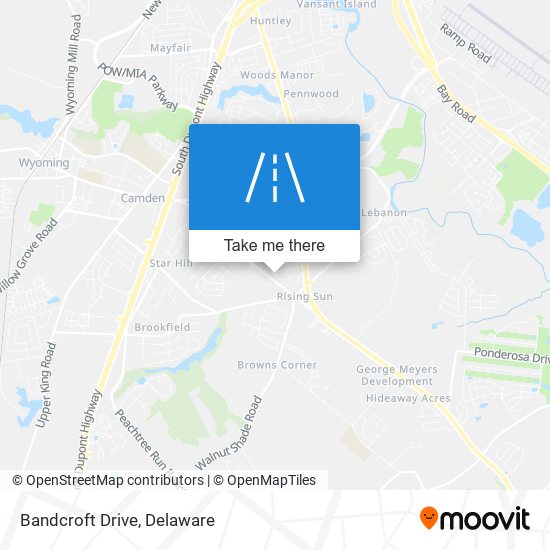Bandcroft Drive map