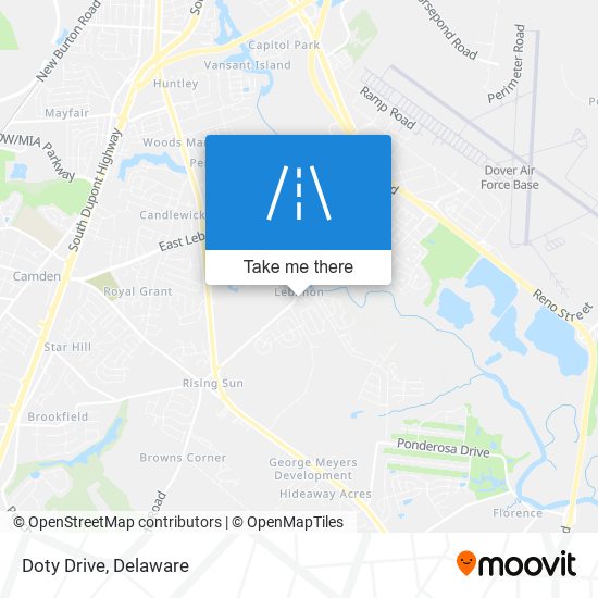 Mapa de Doty Drive