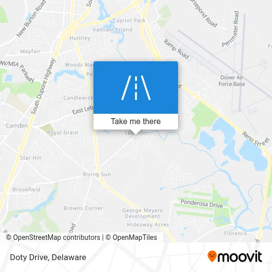 Doty Drive map