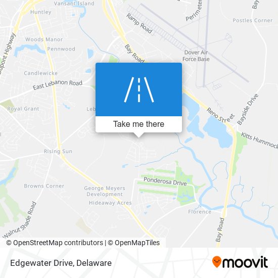 Edgewater Drive map