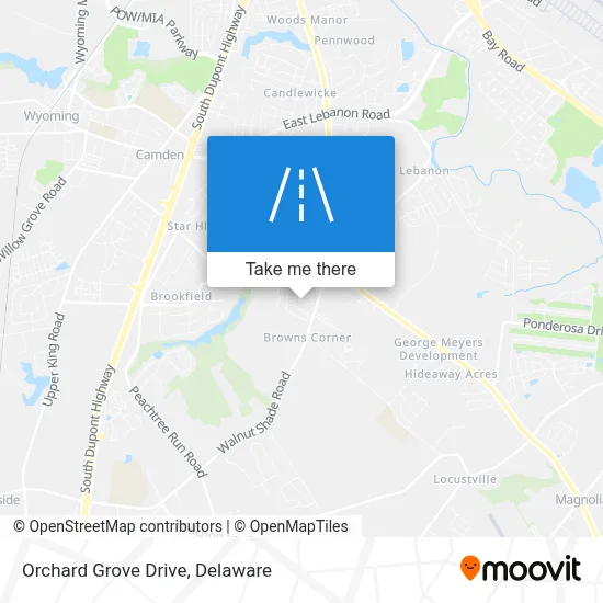 Orchard Grove Drive map