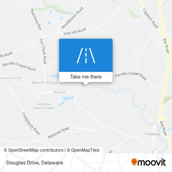 Douglas Drive map