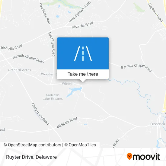 Ruyter Drive map