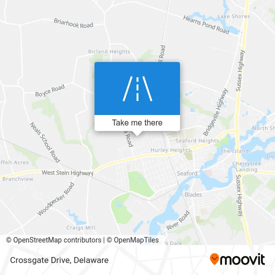 Crossgate Drive map
