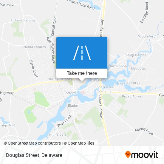 Mapa de Douglas Street