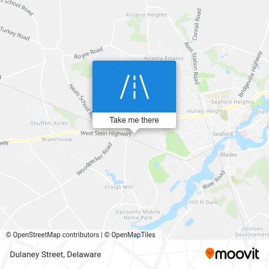 Dulaney Street map