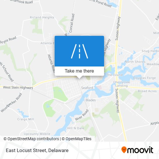 Mapa de East Locust Street
