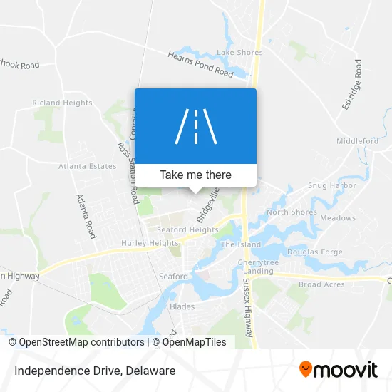 Independence Drive map