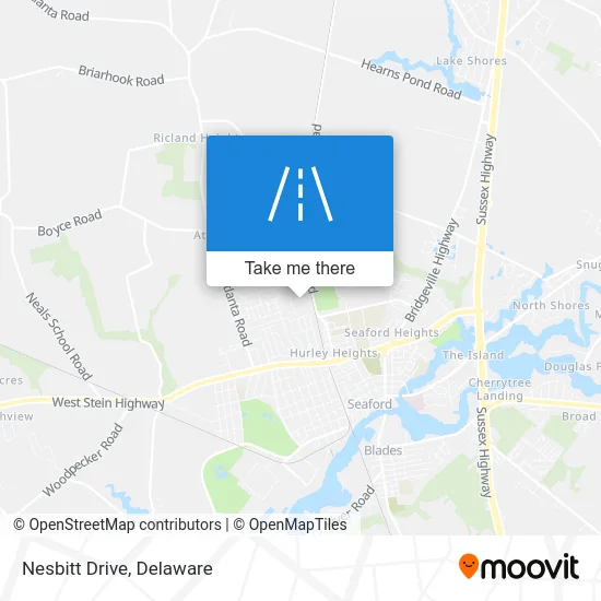 Nesbitt Drive map