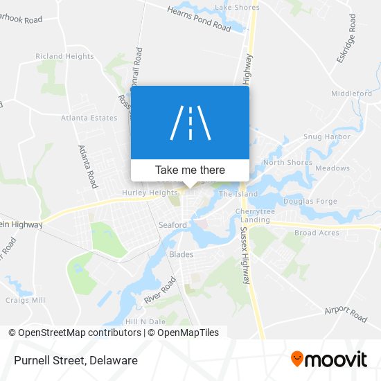 Mapa de Purnell Street