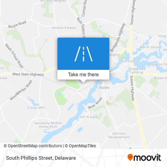 Mapa de South Phillips Street