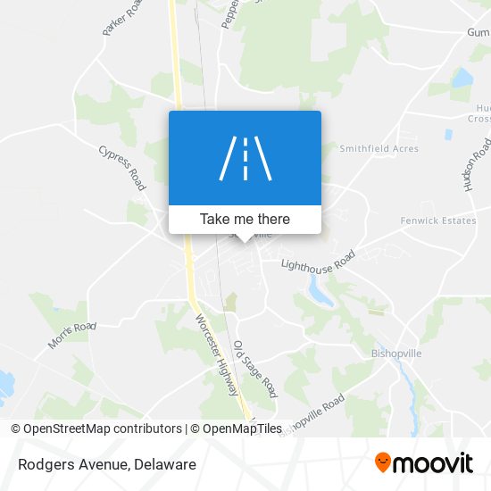 Mapa de Rodgers Avenue
