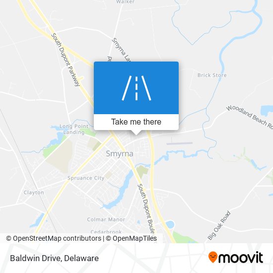 Baldwin Drive map