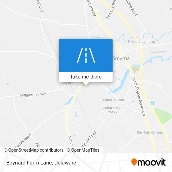 Baynard Farm Lane map