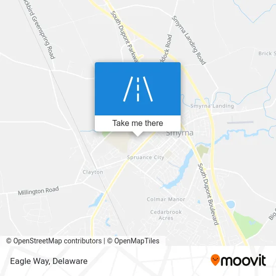 Eagle Way map
