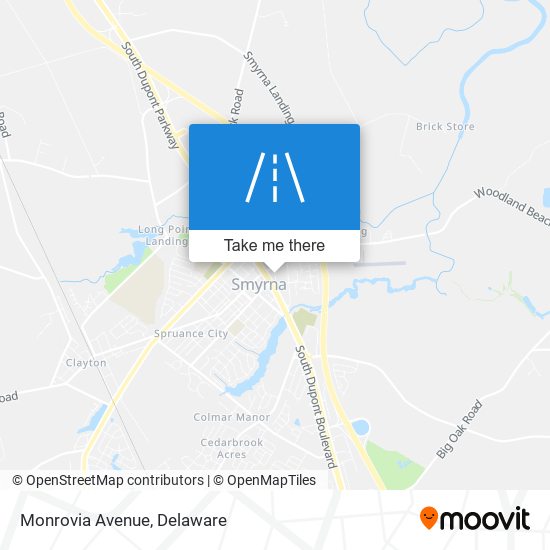 Mapa de Monrovia Avenue