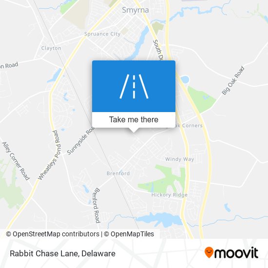 Mapa de Rabbit Chase Lane
