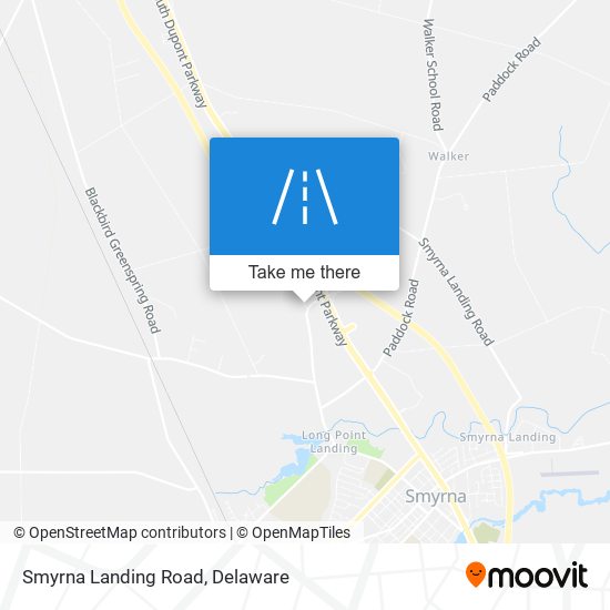 Smyrna Landing Road map