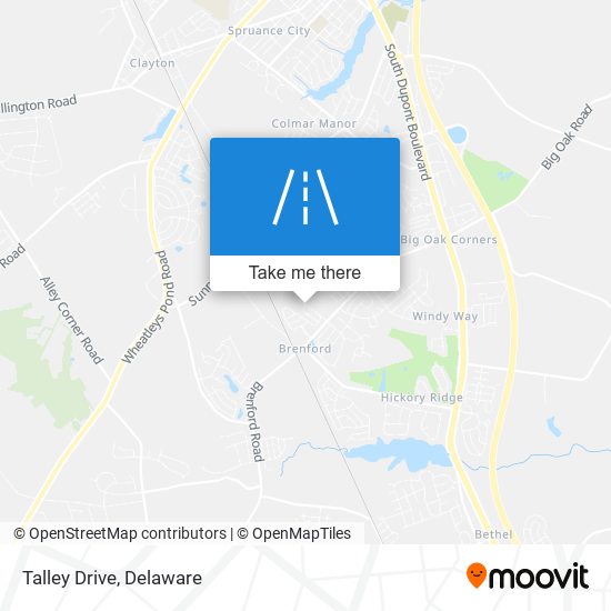 Talley Drive map