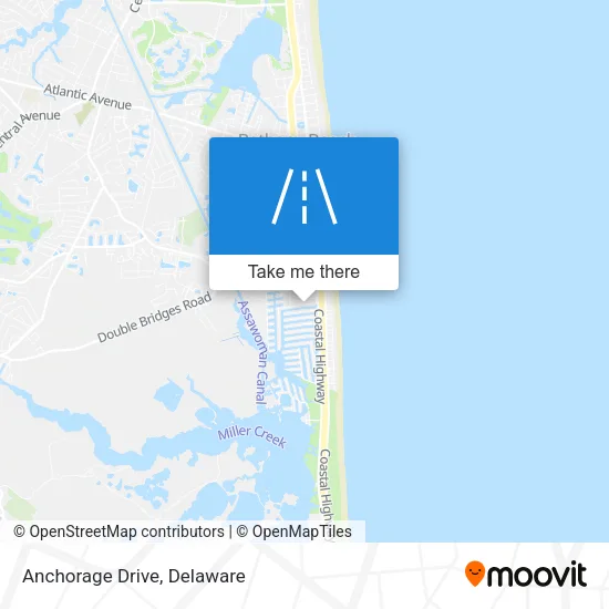 Anchorage Drive map