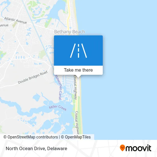 North Ocean Drive map