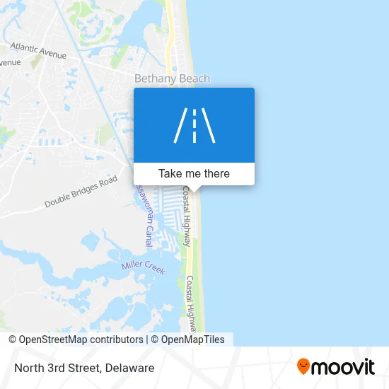 North 3rd Street map