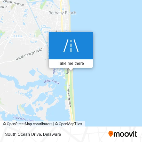South Ocean Drive map