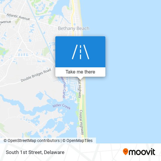 Mapa de South 1st Street