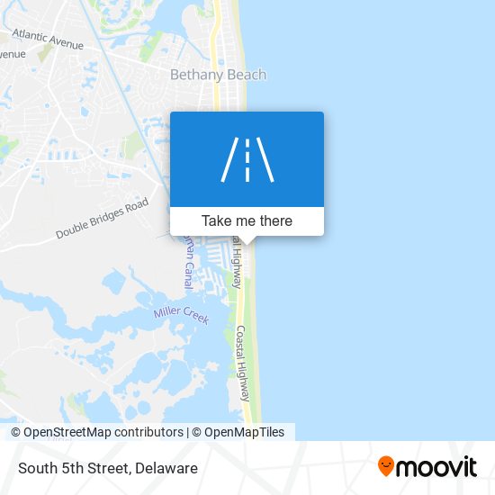 Mapa de South 5th Street