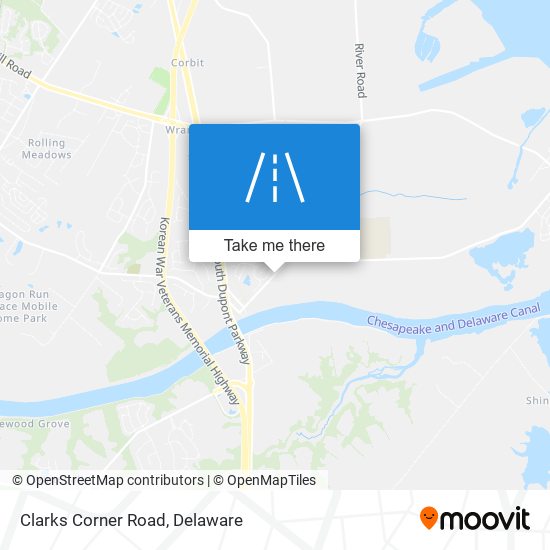 Mapa de Clarks Corner Road