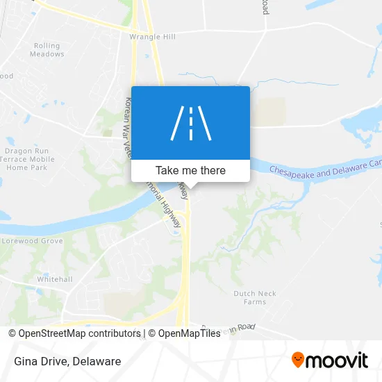 Gina Drive map
