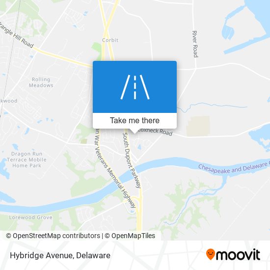 Mapa de Hybridge Avenue