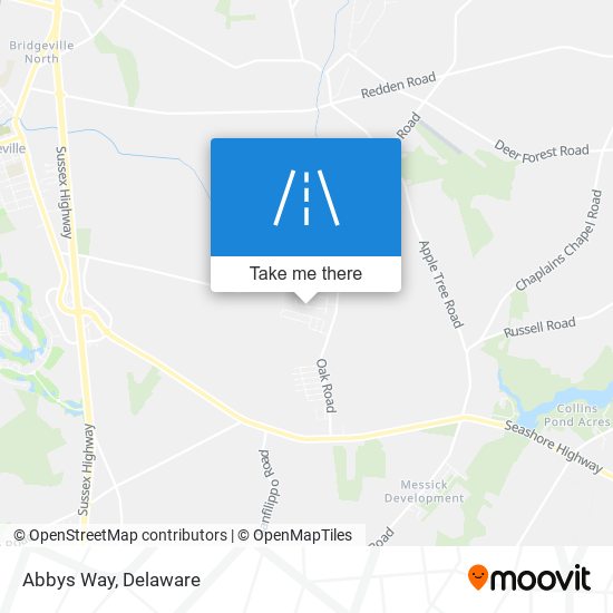 Abbys Way map