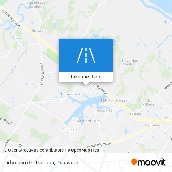 Mapa de Abraham Potter Run