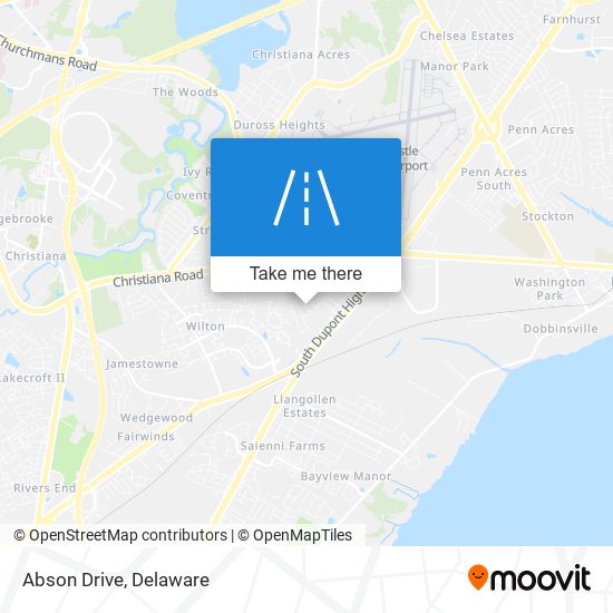 Abson Drive map