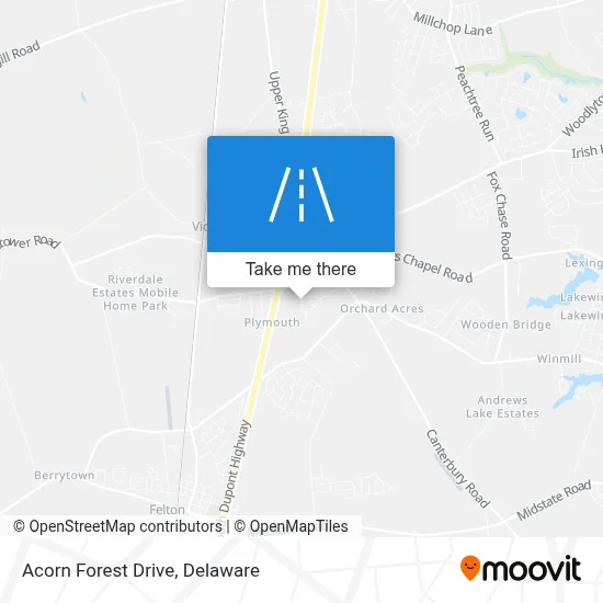 Acorn Forest Drive map