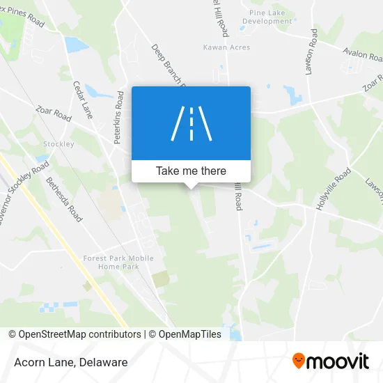 Acorn Lane map