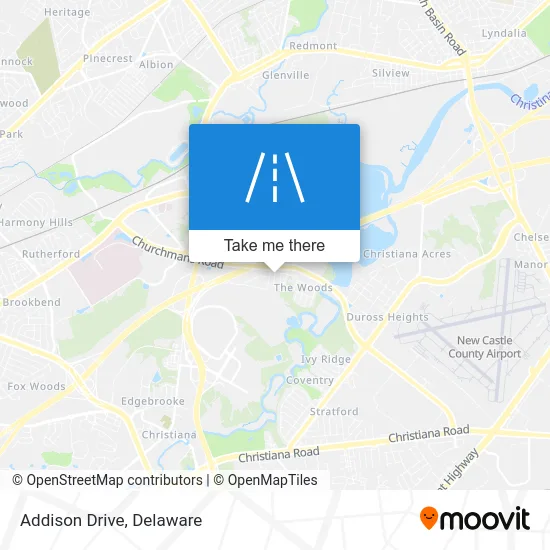 Addison Drive map
