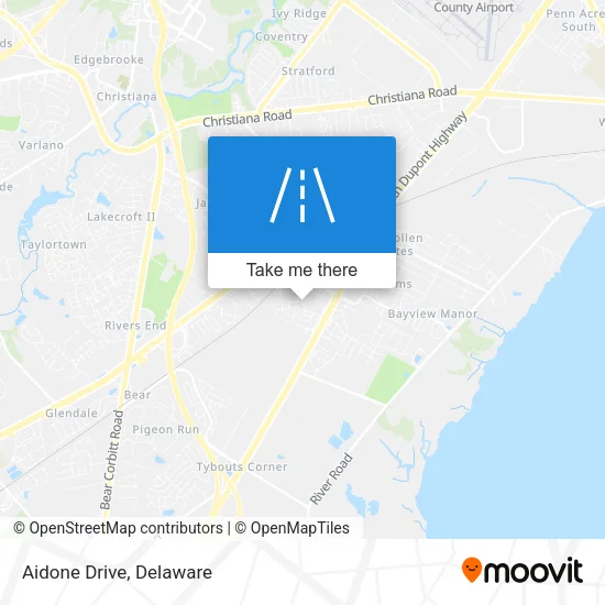 Aidone Drive map