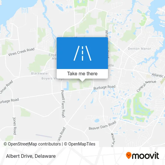 Albert Drive map