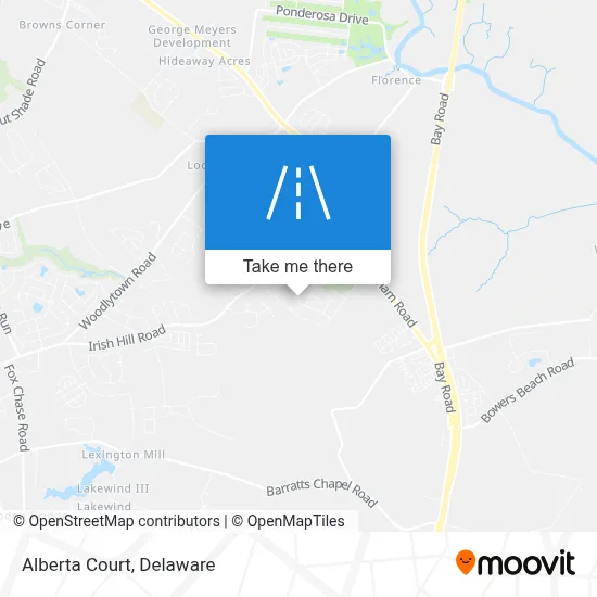 Alberta Court map