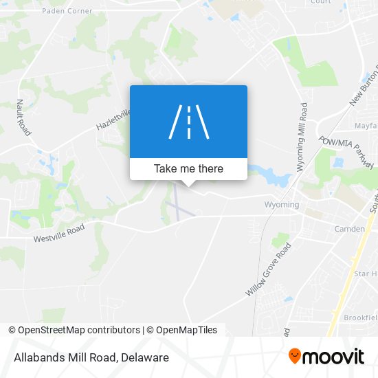 Mapa de Allabands Mill Road