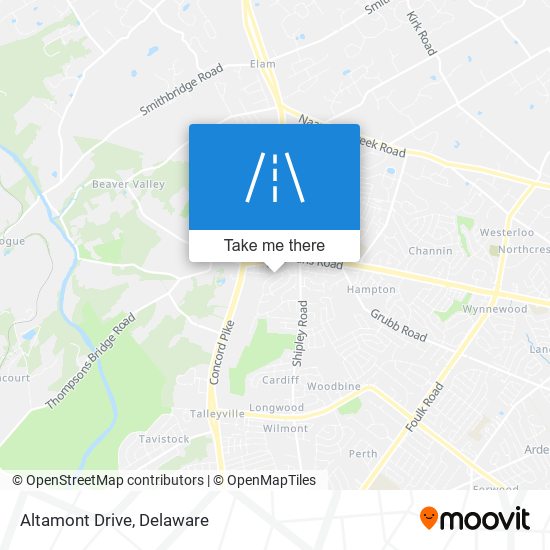 Altamont Drive map
