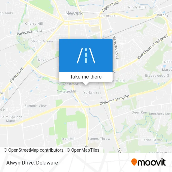 Alwyn Drive map