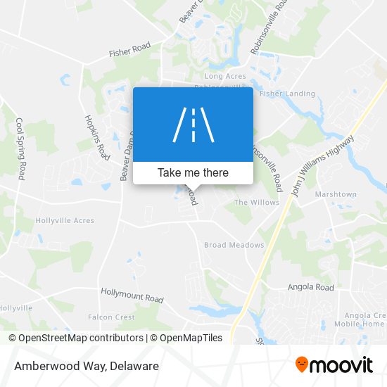 Amberwood Way map